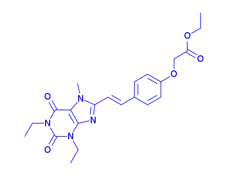 (E)-8-(4-Ethoxycarbonylmethoxystyryl)-1,3-diethyl-7-methylxanthine