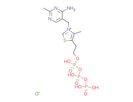 [[2-[3-[(4-amino-2-methyl-pyrimidin-5-yl)methyl]-4-methyl-1-thia-3-azoniacyclopenta-2,4-dien-5-yl]ethoxy-hydroxy-phosphoryl]oxy-hydroxy-phosphoryl]oxyphosphonic acid