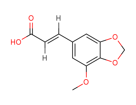 3-METHOXY-4,5-METHYLENEDIOXYCINNAMIC ACID