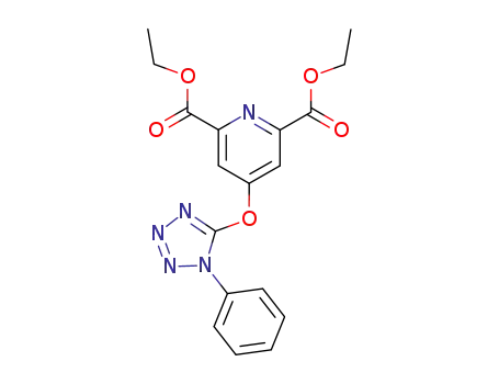 2,6-dicarboethoxy-4-(1-phenyl-5-tetrazolyloxy)pyridine