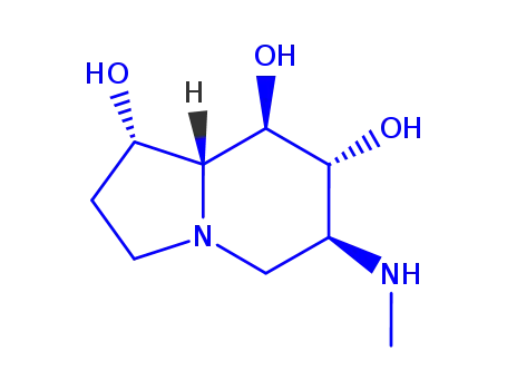 1,7,8-Indolizinetriol, octahydro-6-(methylamino)-, 1S-(1.alpha.,6.beta.,7.alpha.,8.beta.,8a.beta.)-
