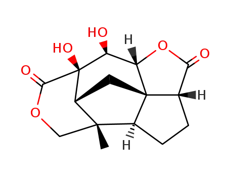 (3a<i>R</i>,10a<i>S</i>,11<i>S</i>)-9,11-dihydroxy-5b-methyl-(3a<i>r</i>,5a<i>t</i>,5b<i>c</i>-9a<i>c</i>)-octahydro-1<i>t</i>,9<i>t</i>-methano-furo[3',4';3a,4]pentaleno[1,2-<i>c</i>]pyran-3,8-dione