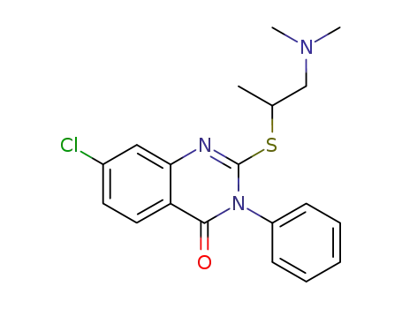 7-クロロ-2-[[2-(ジメチルアミノ)-1-メチルエチル]チオ]-3-フェニルキナゾリン-4(3H)-オン