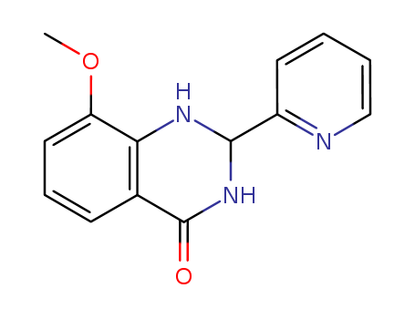 4(1H)-Quinazolinone,  2,3-dihydro-8-methoxy-2-(2-pyridyl)-  (8CI)