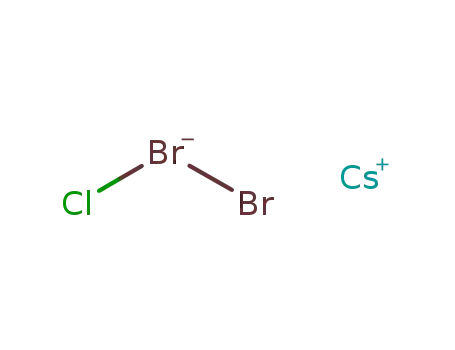 Molecular Structure of 22325-19-5 (Cs<sup>(1+)</sup>*ClBrBr<sup>(1-)</sup> = CsClBrBr)