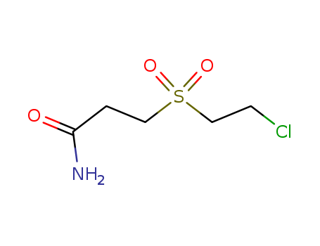 3-[(2-chloroethyl)sulfonyl]propanamide