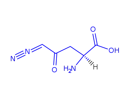 Molecular Structure of 17808-06-9 (5-diazo-4-oxonorvaline)