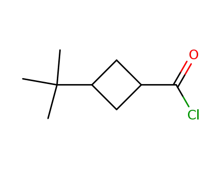 Cyclobutanecarbonyl chloride, 3-tert-butyl-, cis- (8CI)