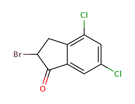 2-BROMO-4,6-DICHLORO-2,3-DIHYDRO-1H-INDEN-1-ONE
