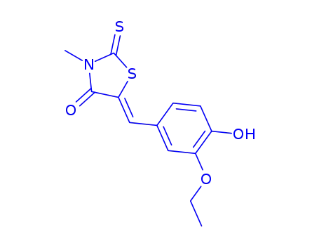 (5Z)-5-(3-ethoxy-4-hydroxybenzylidene)-3-methyl-2-thioxo-1,3-thiazolidin-4-one