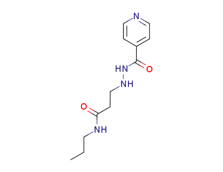 N-propyl-3-[2-(pyridin-4-ylcarbonyl)hydrazinyl]propanamide