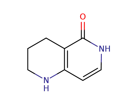 Molecular Structure of 155057-98-0 (1,6-Naphthyridin-5(1H)-one,2,3,4,6-tetrahydro-(9CI))