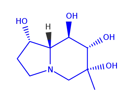 1,6,7,8-Indolizinetetrol, octahydro-6-methyl-, 1S-(1.alpha.,6.alpha.,7.alpha.,8.beta.,8a.beta.)-