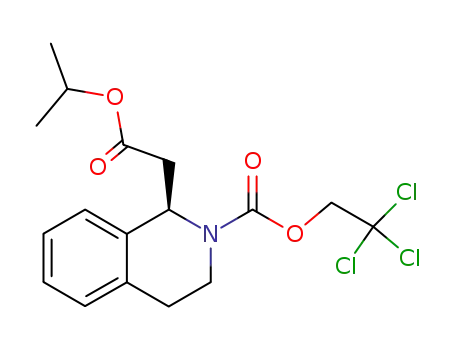 1-isopropoxycarbonylmethyl-3,4-dihydro-1H-isoquinoline-2-carboxylic acid 2,2,2-trichloro-ethyl ester
