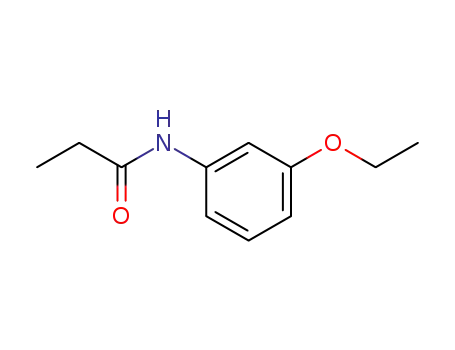 Molecular Structure of 17765-37-6 (N-(3-ethoxyphenyl)propanamide)