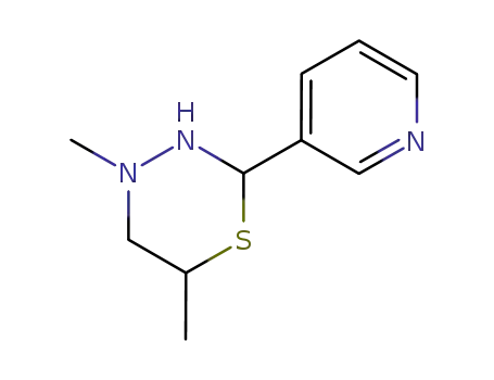 3,4,5,6-Tetrahydro-4,6-dimethyl-2-(3-pyridinyl)-2H-1,3,4-thiadiazine