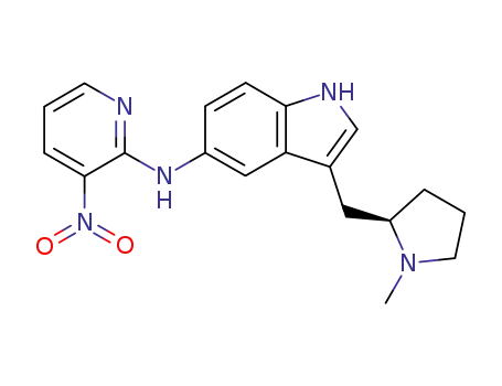 3-(N-Methylpyrrolidin-2-ylmethyl)-5-(3-nitropyrid-2-ylamino)-1H-indole