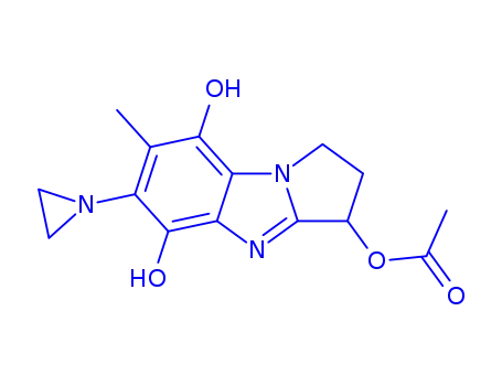 6-(1-Aziridinyl)-2,3-dihydro-3-acetoxy-5,8-dihydroxy-7-methyl-1H-pyrrolo(1,2-a)benzimidazole