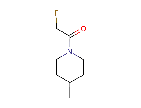 Molecular Structure of 6442-81-5 (4-Pipecoline, 1-(fluoroacetyl)- (7CI,8CI))