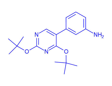 3-(2,4-DITERT-BUTOXY-5-PYRIMIDINYL)PHENYLAMINE