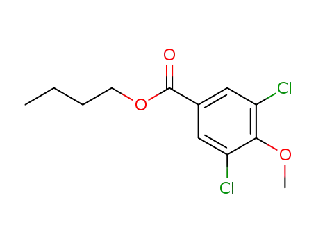 Molecular Structure of 15945-30-9 (N-BUTYL-3,5-DICHLORO-4-METHOXYENZOATE)