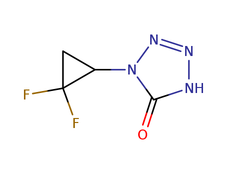 5H-Tetrazol-5-one,1-(2,2-difluorocyclopropyl)-1,2-dihydro-(9CI)