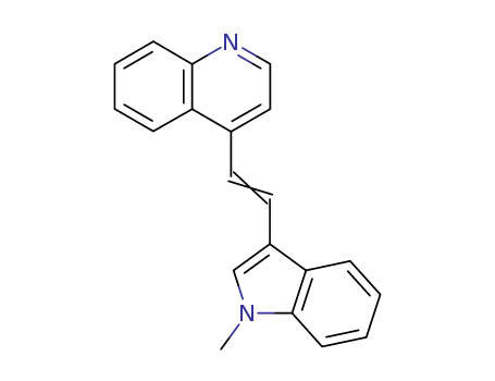 Quinoline,4-[2-(1-methyl-1H-indol-3-yl)ethenyl]- cas  1586-49-8