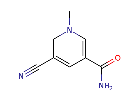 Molecular Structure of 15731-91-6 (Nicotinamide, 5-cyano-1,6-dihydro-1-methyl- (8CI))