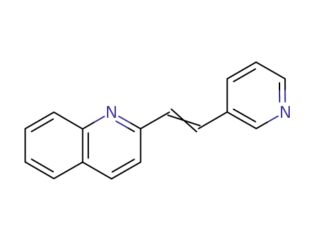 Molecular Structure of 1586-51-2 (2-[2-(pyridin-3-yl)ethenyl]quinoline)