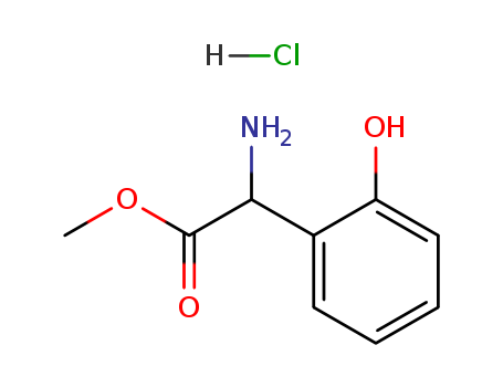 Benzeneacetic acid, a-amino-2-hydroxy-, methyl ester, hydrochloride