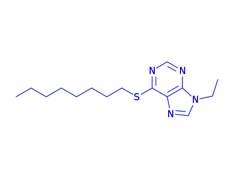 9-Ethyl-6-(octylsulfanyl)-9h-purine