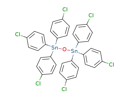 Molecular Structure of 17946-70-2 (tris(4-chlorophenyl)stannanyl hydrate)