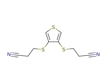 3,3'-(thiophene-3,4-diylbis(sulfanediyl))dipropanenitrile