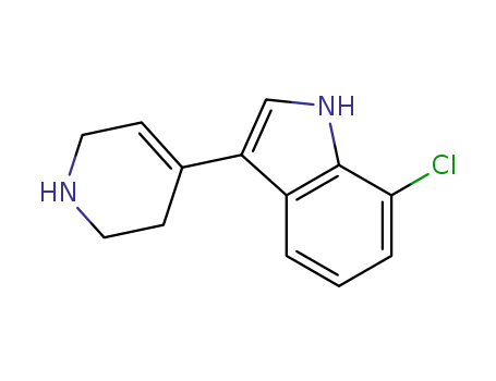 7-chloro-3-(1,2,3,6-tetrahydropyridin-4-yl)-1H-indole