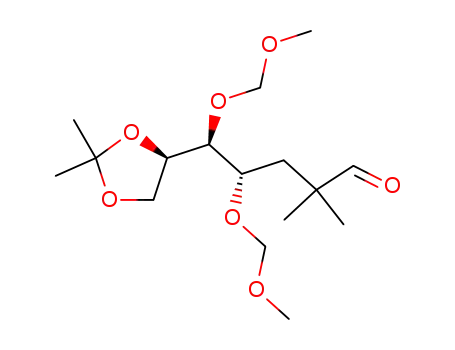 (4S,5S)-5-((R)-2,2-Dimethyl-[1,3]dioxolan-4-yl)-4,5-bis-methoxymethoxy-2,2-dimethyl-pentanal