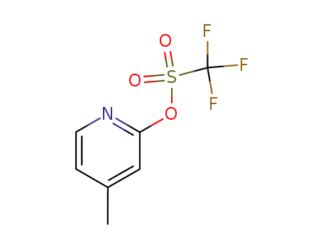Molecular Structure of 179260-78-7 (4-Methyl-2-(trifluoromethanesulfonyl)Oxypyridine)