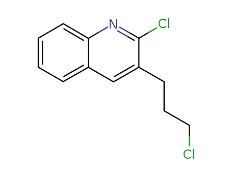 Molecular Structure of 159383-54-7 (2-CHLORO-3-(3-CHLOROPROPYL)QUINOLINE)