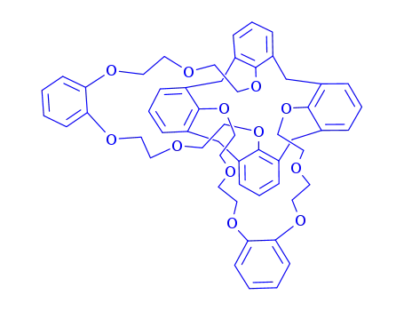 Molecular Structure of 157769-17-0 (CALIX[4]-BIS-1,2-BENZO-CROWN-6)