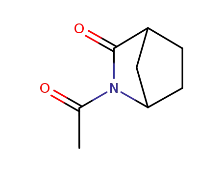 Molecular Structure of 49805-33-6 (2-Azabicyclo[2.2.1]heptan-3-one, 2-acetyl- (9CI))