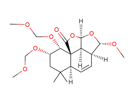 (1R,2R,3S,6S,9S,10S,12R,15S)-2,3-bis(methoxymethoxy)-5,5-dimethyl-10-methoxy-11,13-dioxatetracyclo[10.2.1.0<sup>1,6</sup>.0<sup>9,15</sup>]pentadec-7-en-14-one