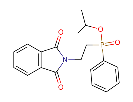 Molecular Structure of 33921-14-1 (phenyl-(2-phthalimido-ethyl)-phosphinic acid isopropyl ester)