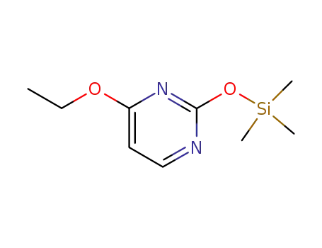 Molecular Structure of 17932-56-8 (Pyrimidine, 4-ethoxy-2-(trimethylsiloxy)- (7CI,8CI))