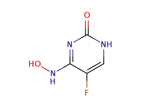 Molecular Structure of 18014-44-3 (2,4(1H,3H)-Pyrimidinedione, 5-fluoro-, 4-oxime (9CI))