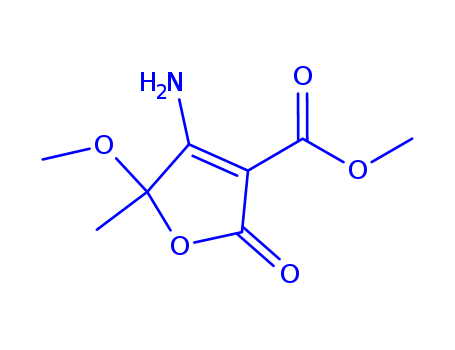 3-FURANCARBOXYLIC ACID 4-AMINO-2,5-DIHYDRO-5-METHOXY-5-METHYL-2-OXO-,METHYL ESTER