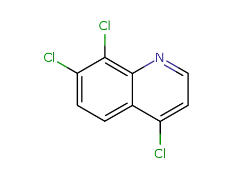 Molecular Structure of 17999-80-3 (4,7,8-TRICHLOROQUINOLINE)