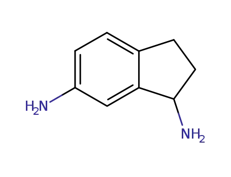Molecular Structure of 180002-30-6 (1H-Indene-1,6-diamine,2,3-dihydro-(9CI))