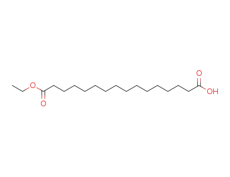 Molecular Structure of 18017-66-8 (hexadecanedioic acid monoethyl ester)