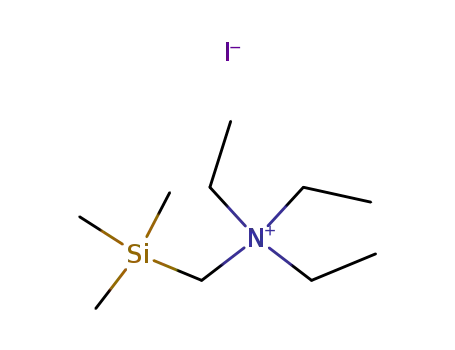 Molecular Structure of 17940-45-3 (N,N-diethyl-N-[(trimethylsilyl)methyl]ethanaminium)