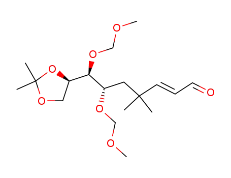 (E)-(6S,7S)-7-((R)-2,2-Dimethyl-[1,3]dioxolan-4-yl)-6,7-bis-methoxymethoxy-4,4-dimethyl-hept-2-enal