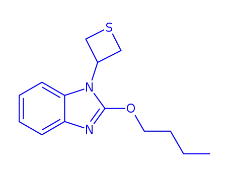 1H-Benzimidazole, 2-butoxy-1-(3-thietanyl)-